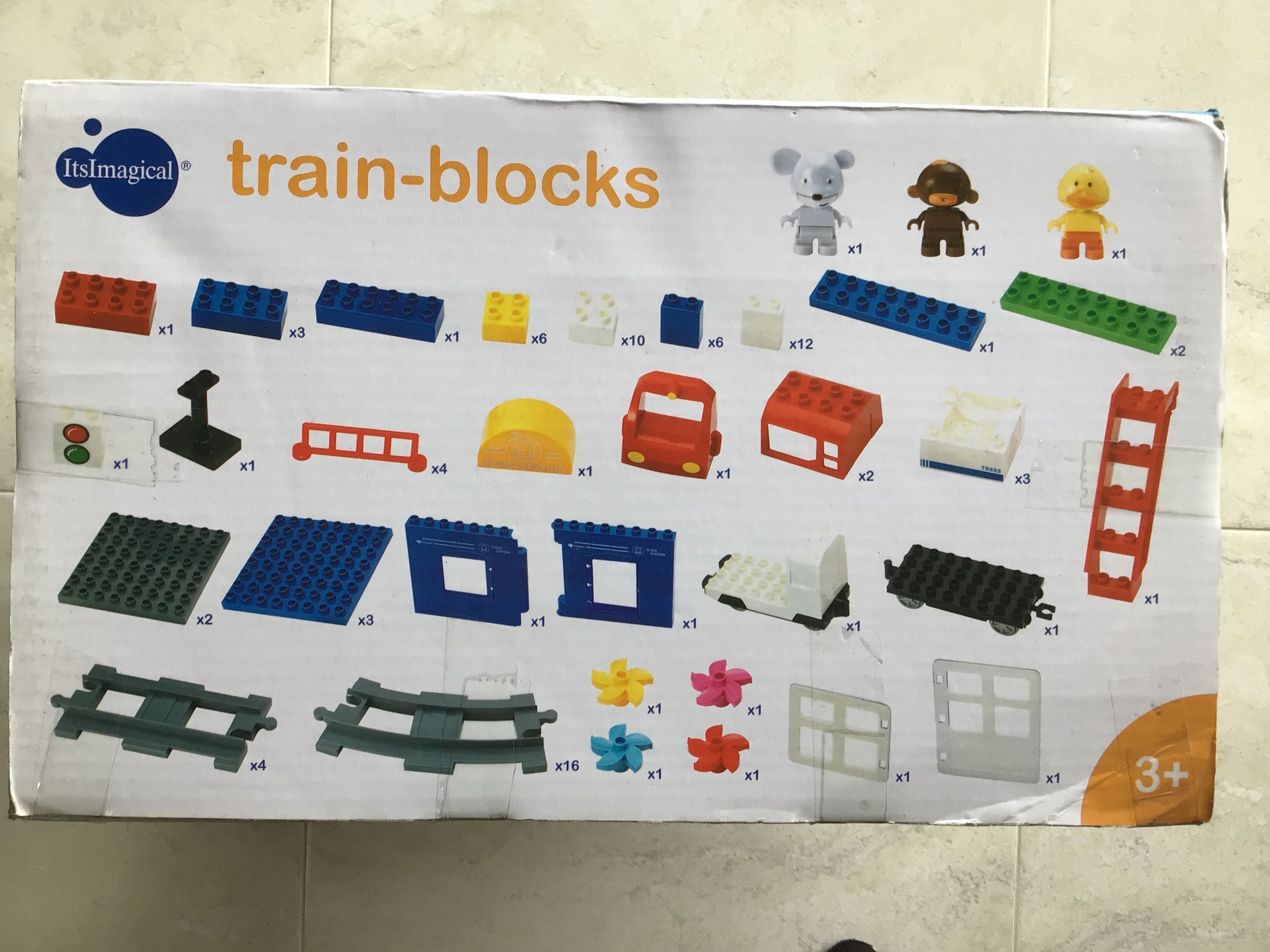 Legos / Blocos Duplos - Train Blocks - Its Imagical