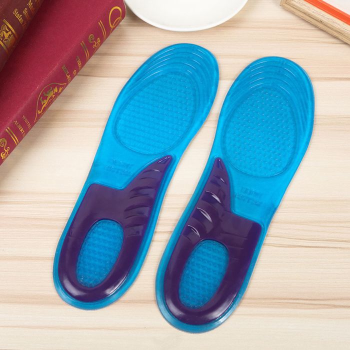 Żelowe Wkładki do Butów Amortyzujące Bolące Stopy Ostrogi Pięty 43-47