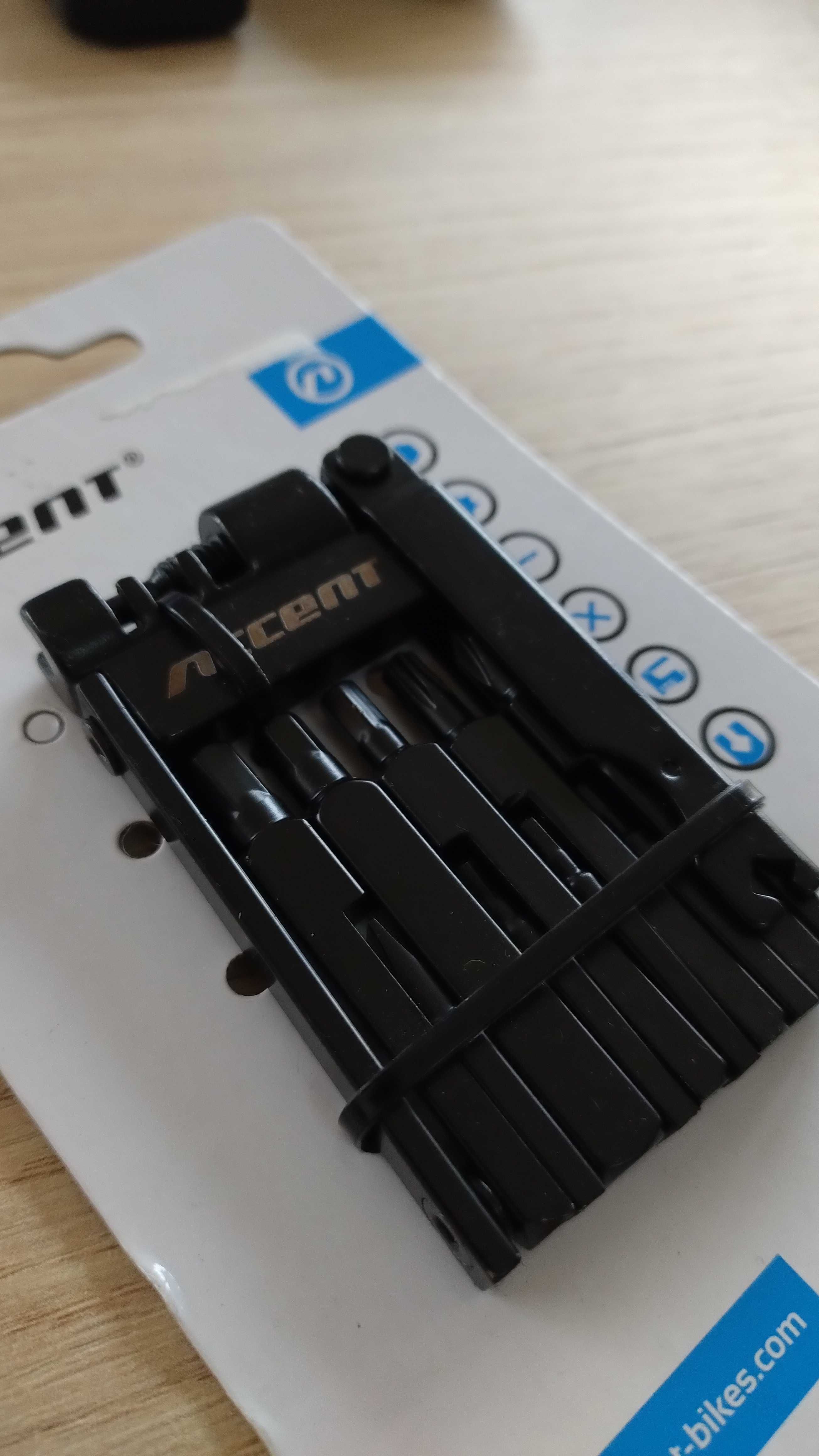 Multitool, Mini zestaw kluczy do roweru Accent Nero 12