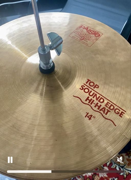 Hi Hat 14''  Paiste 2002 sound edge - top +bottom