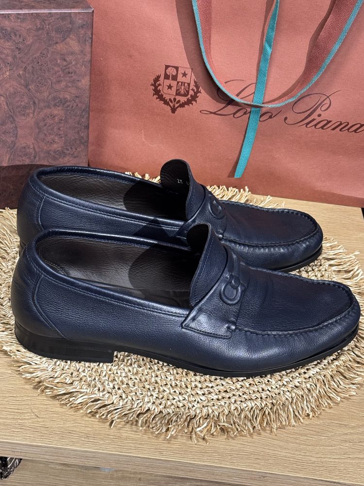 Лофери, туфлі, мокасини чоловічі шкіряні номерні salvatore ferragamo