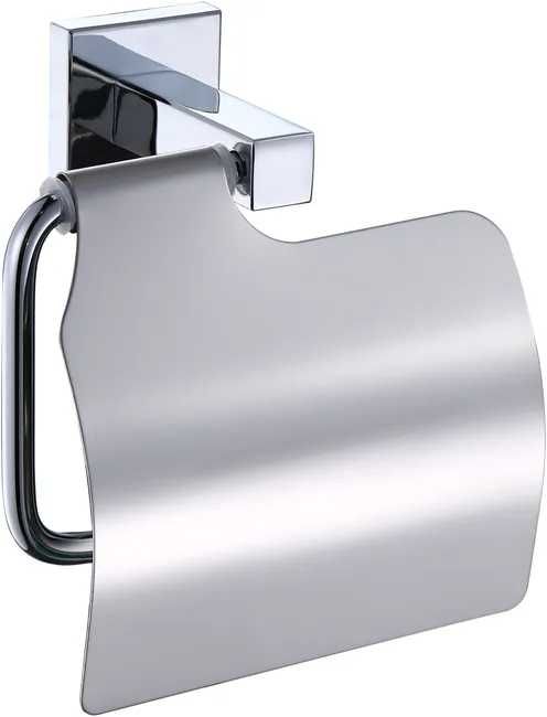 Porta-rolos Sensea Quaddro tampa cromado - Novo