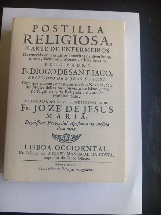 Postilla Religiosa e Arte de Enfermeiros