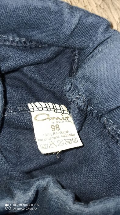 Spodnie chłopięce dresowe traktor r. 98