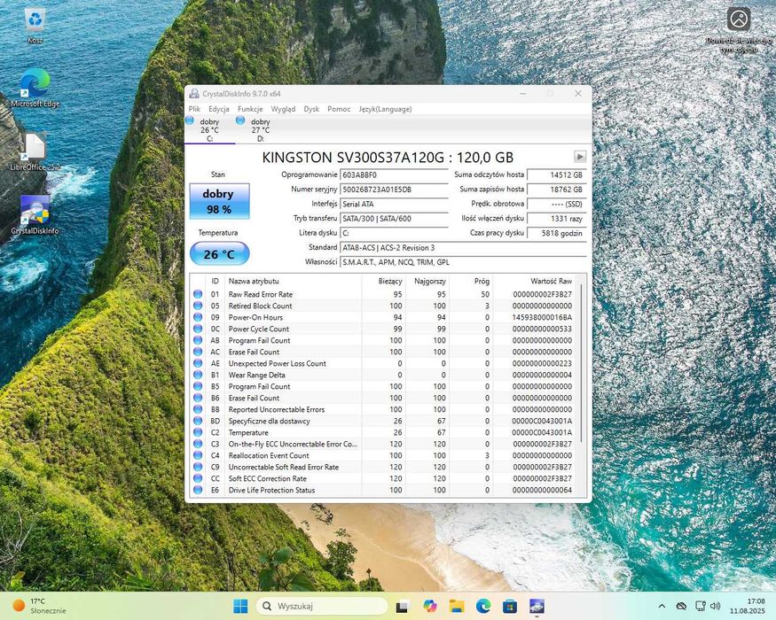 Fujitsu Celsius W280 | i5-650 | SSD+HDD | Windows 11 Pro 24H2