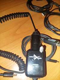 2 ładowarki 12V + kable USB