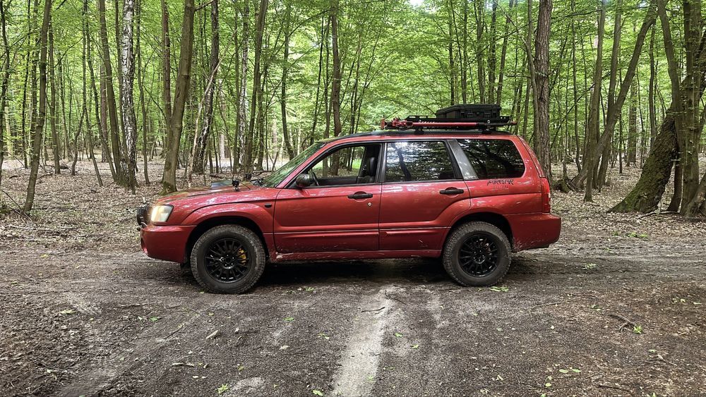 Subaru forester sg 2.0 XT turystyka offroad lift panorama skory auto