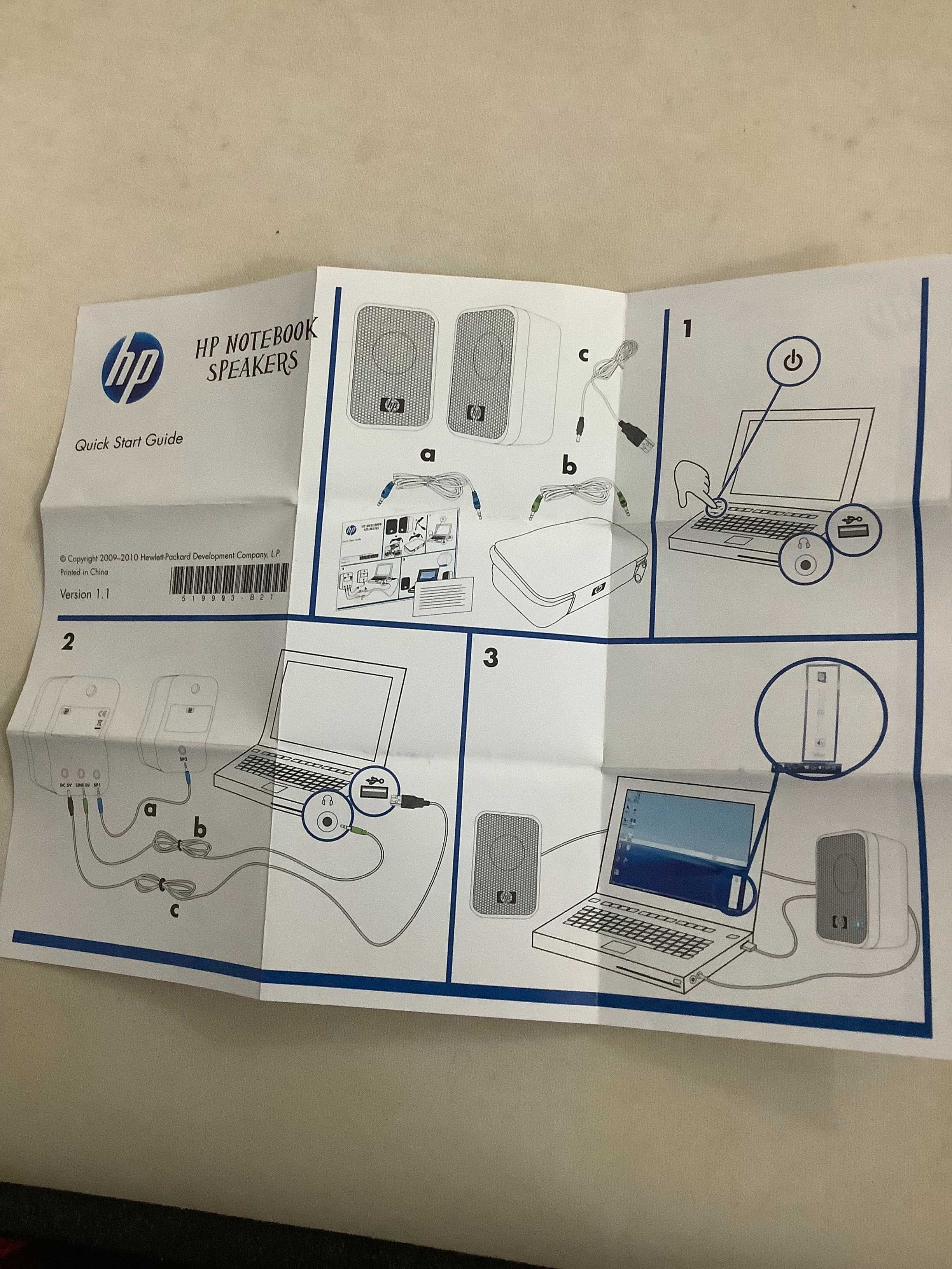 HP Notebook Speakers como novos