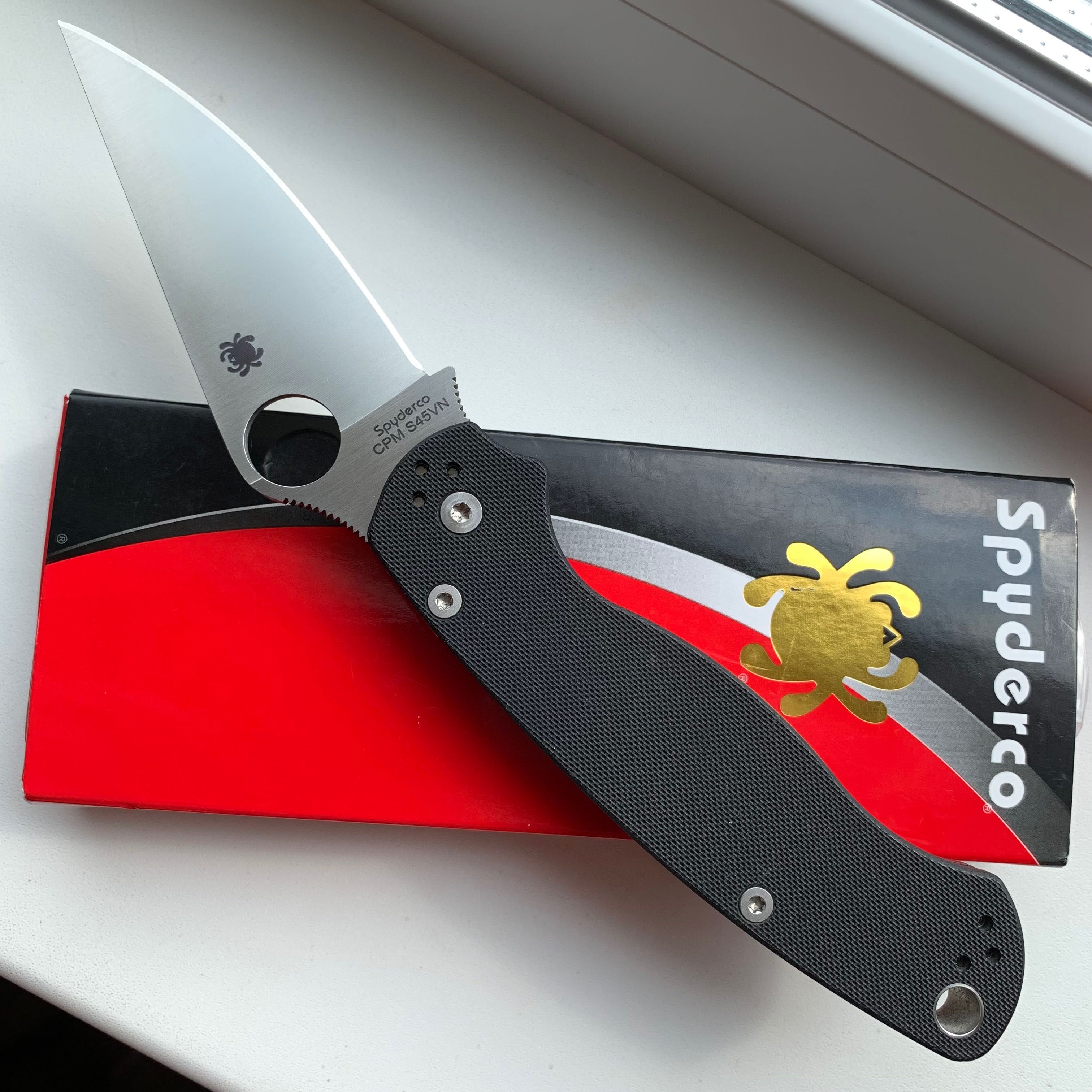 Ніж Spyderco ParaMilitary 2 Magnacut / S30V / S45VN / S110V / Military