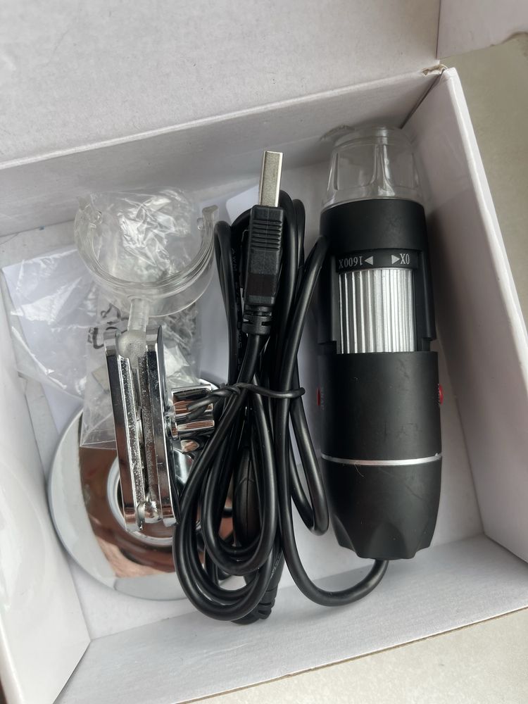 USB трихоскоп (микроскоп) с 1600-кратным приближением