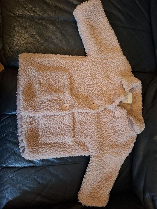 Sprzedam różowe futerka firmy  fox&bunny,  rozmiar 86