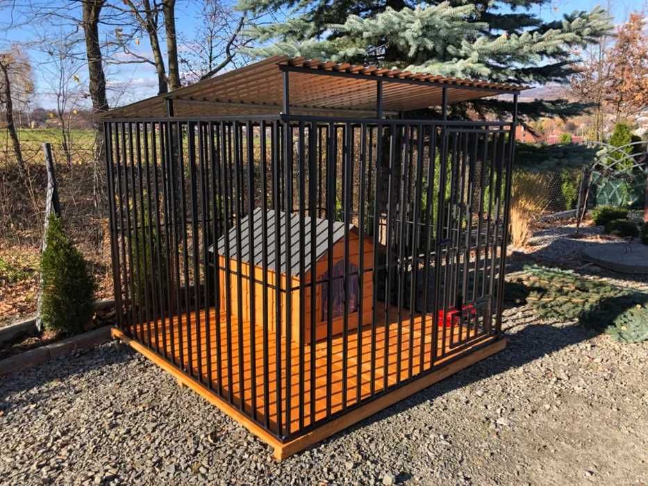 Kojec dla psa spawany-konstrukcja stalowa