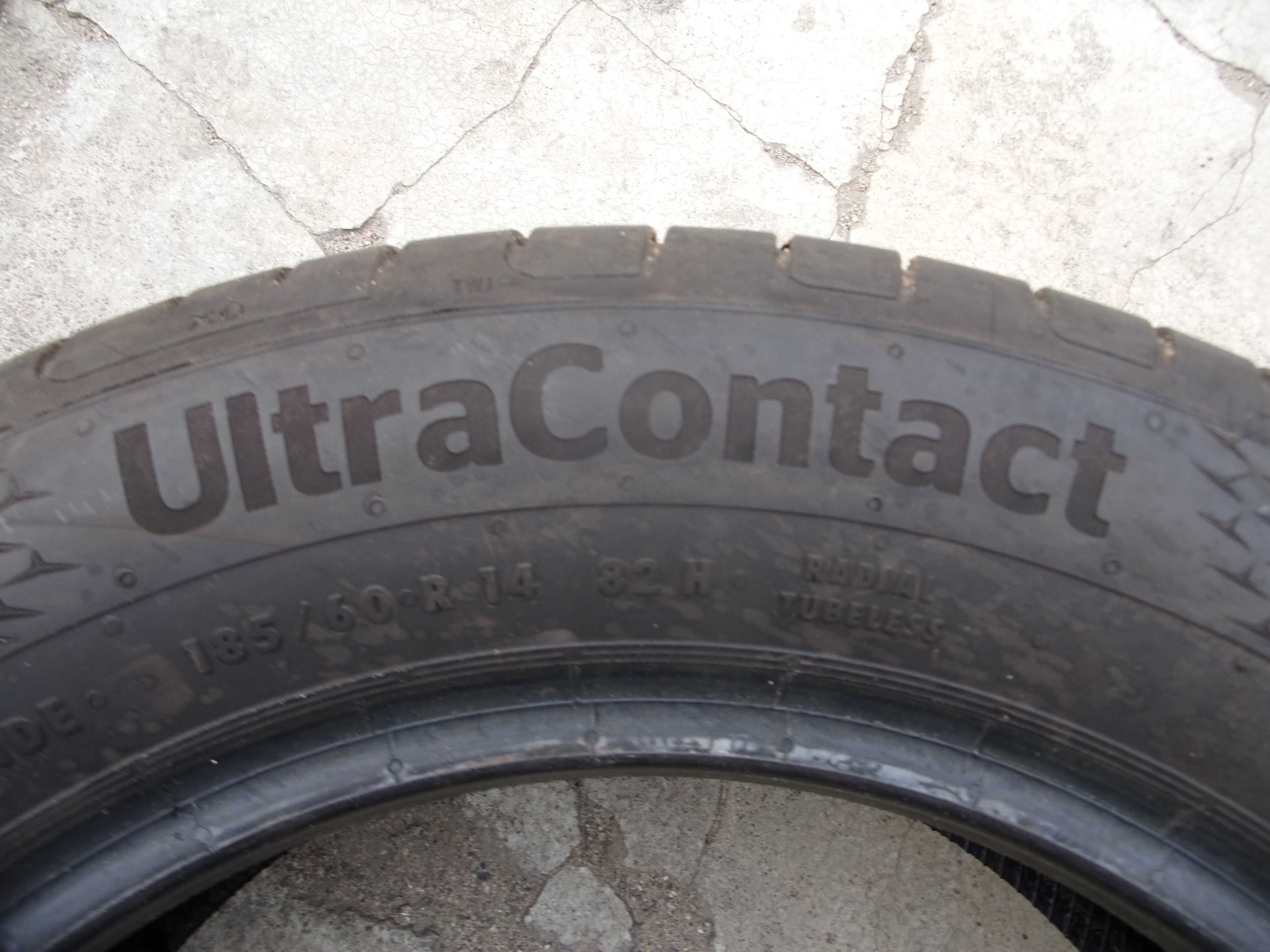 Continental Ultra Contact 185/60/14 82H z 2022r jak nowe!