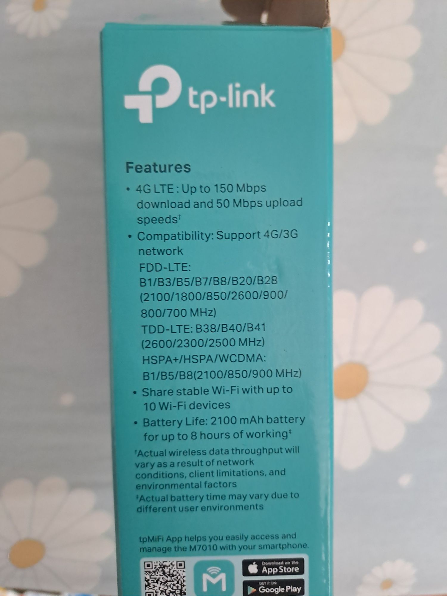 Aparelho tp-link para conectar chips 4g, 5g.