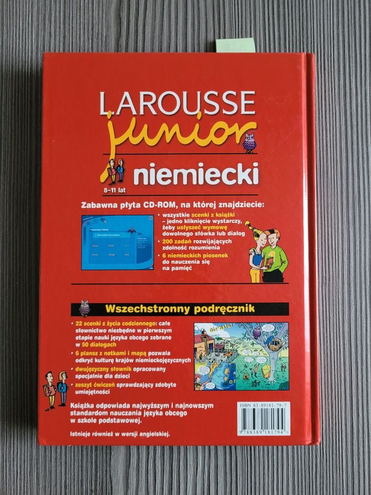 4477."Larousse Junior" J.niemiecki +płyta