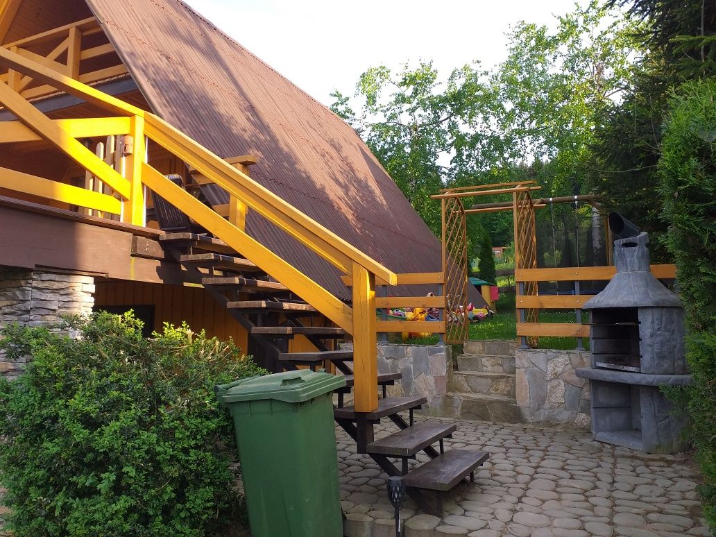Solina domek TRZY TARASY widokowe na JEZIORO SOLIŃSKIE