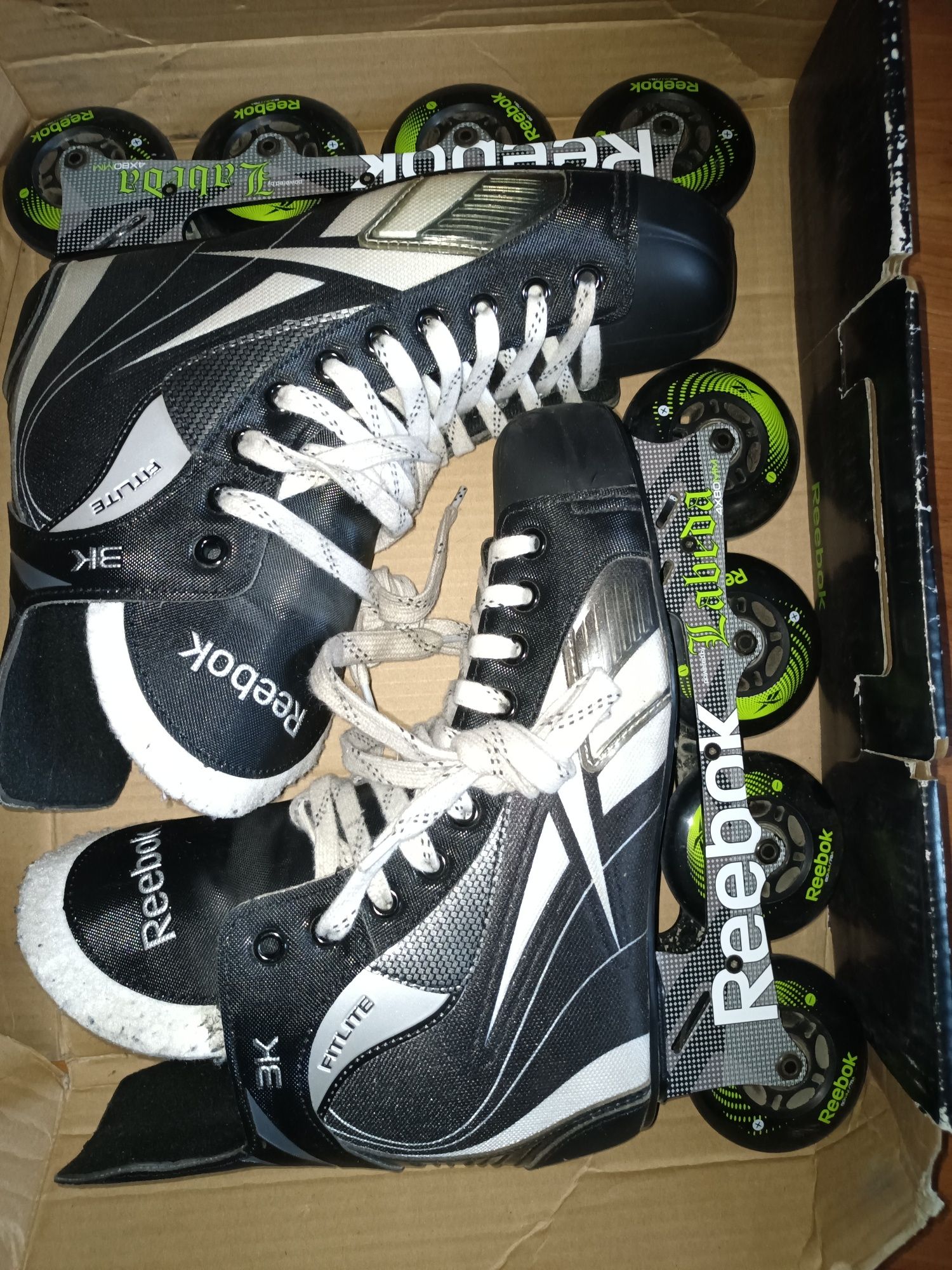 Роликовые хоккейные коньки Reebok  10D