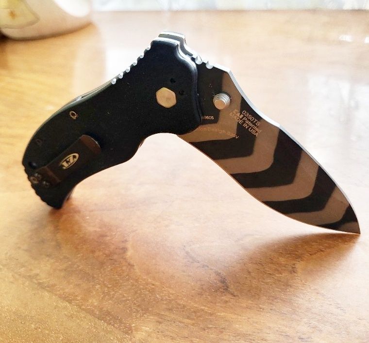 Складний ніж  ZT 0350TS Tiger Stripe сталь S30V рукоять G10