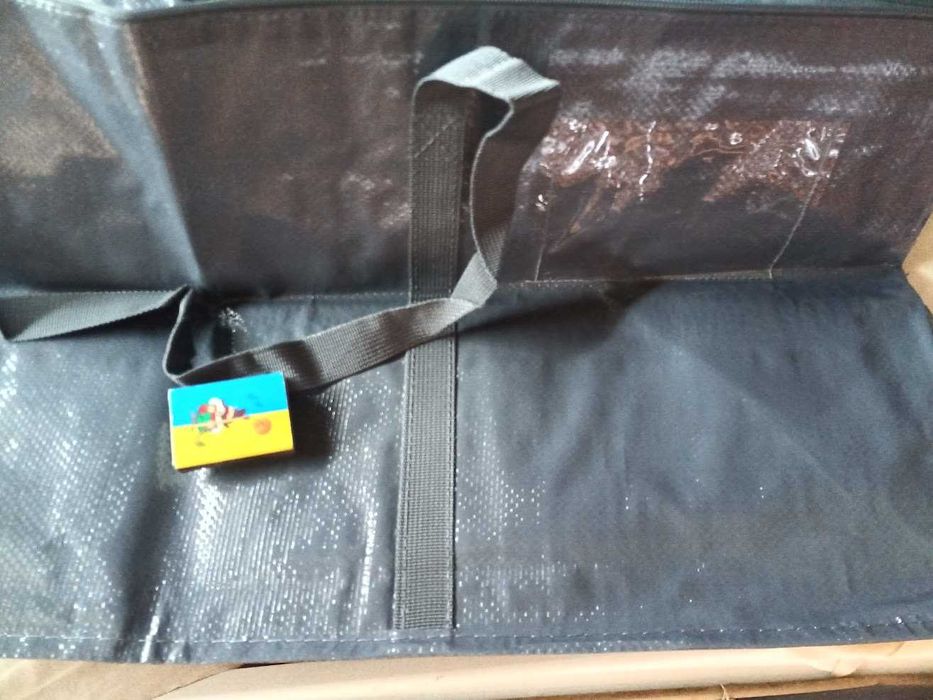 Сумка для тварин сіра баул велика 70х35х38 міцна 95літрів