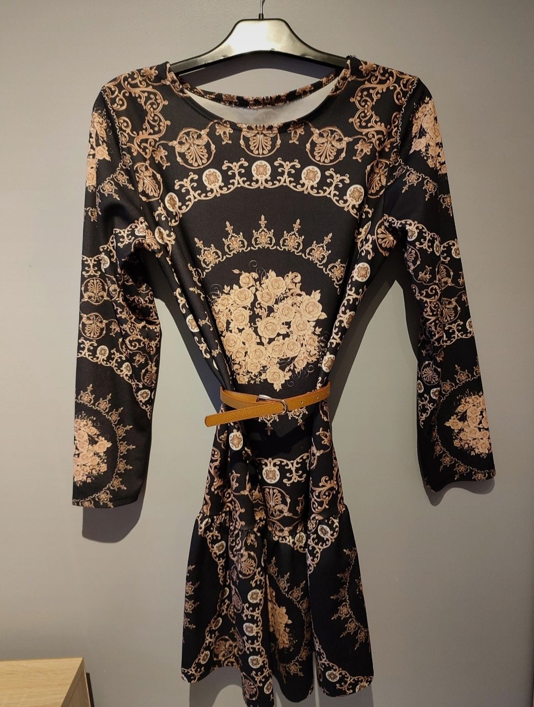 Sukienka azteckie wzory oversize