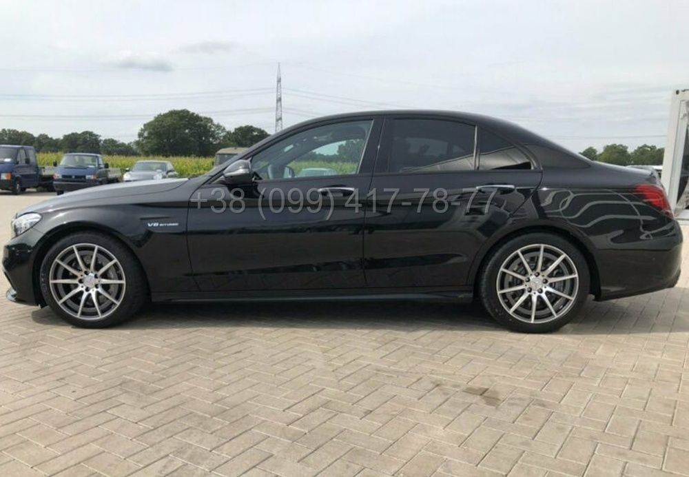 Обвес C63 AMG Рестайлинг Mercedes C-Class W205 Бампер Решетка Пороги