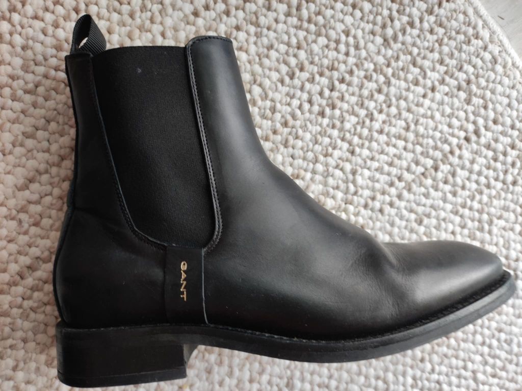 Czarne botki sztyblety GANT 41  buty damskie