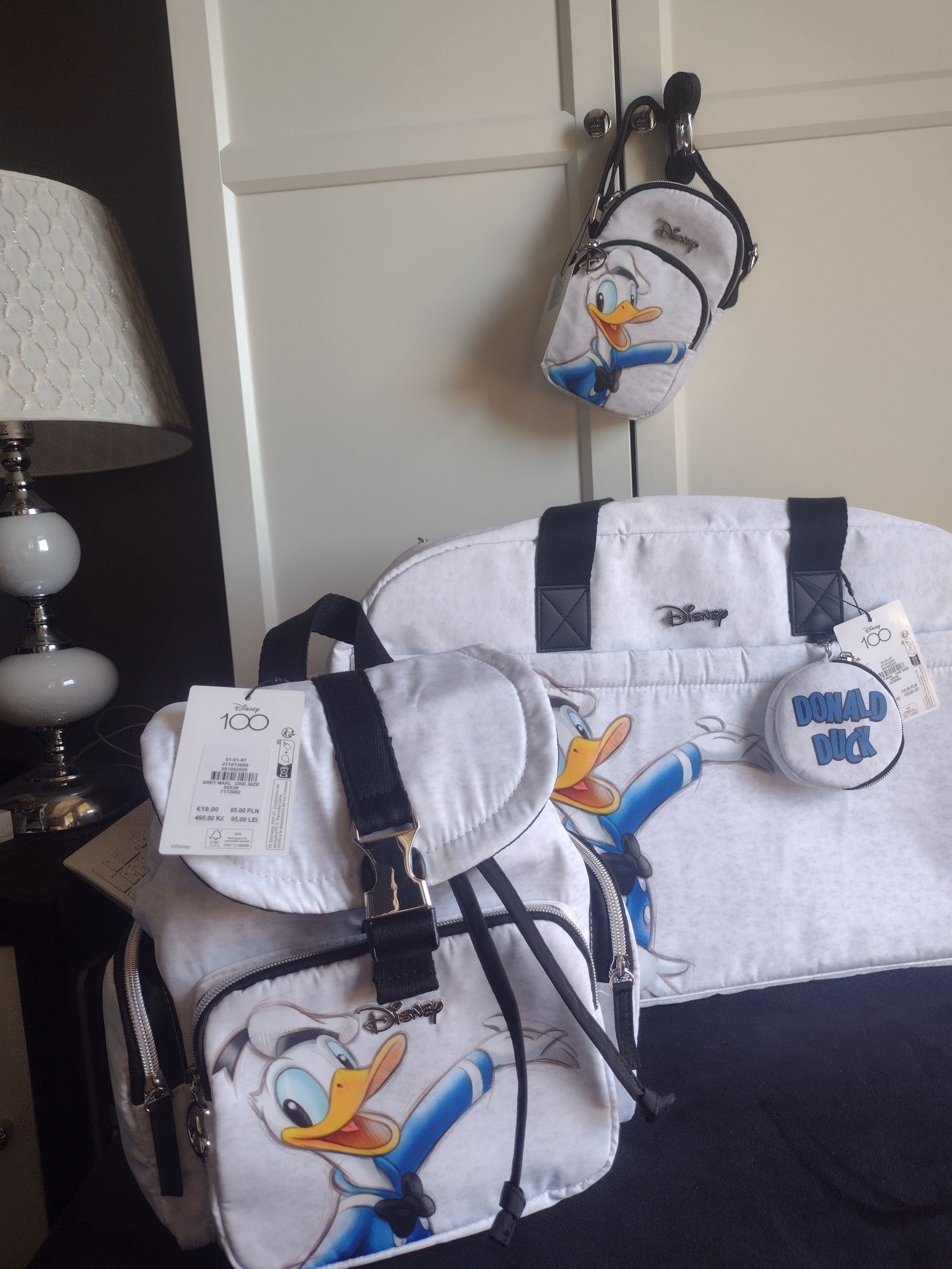 Nowa torba podróżna Disney Kaczor Donald Donald Duck prezent Primark