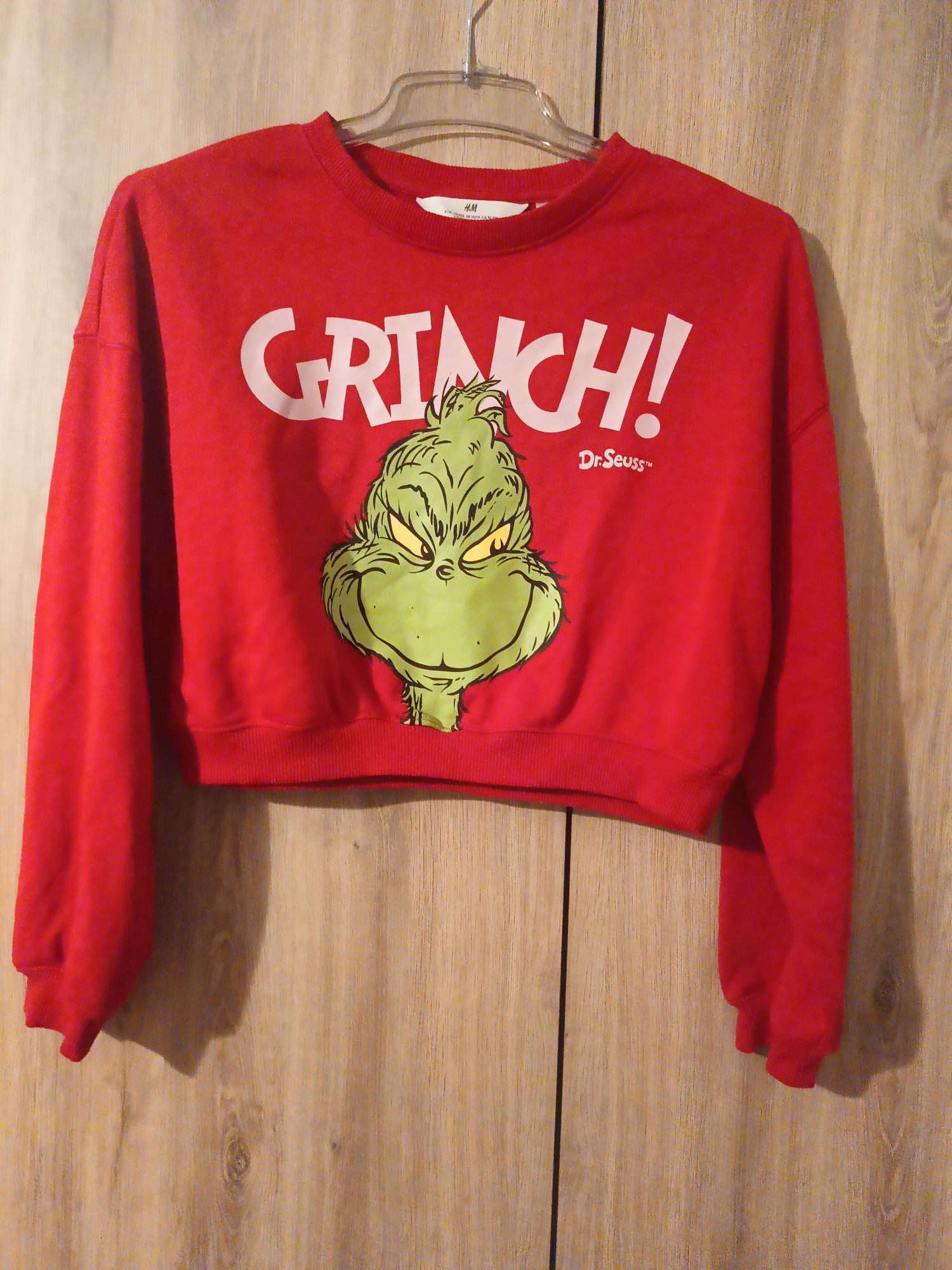 Sprzedam bluza grinch boże narodzenie rozm 146/152