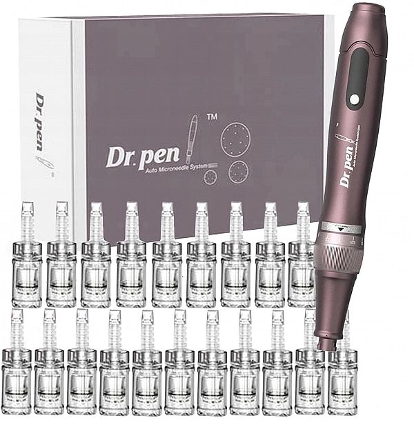 Urządzenie Derma Pen + 20 Kartridży GRATIS - Profesjonalny Sprzęt Brad