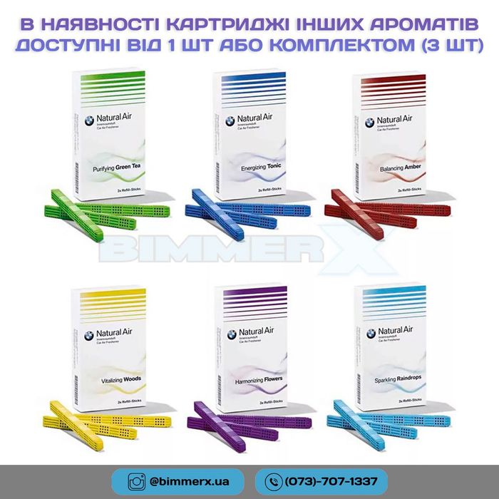 Ароматизатор повітря BMW Natural Air Starter-Kit авто пахучка бмв БМВ