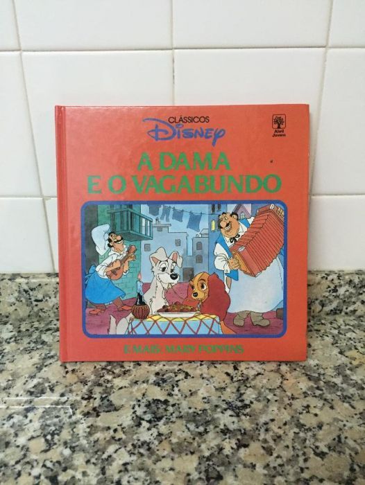 Livro "A Dama e o Vagabundo" Clássicos Disney