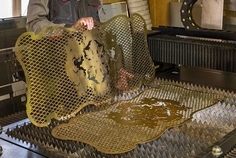 Вироби з металу. Лазерна різка металу. Мідь. Латунь. Бронза. Алюміній.
