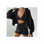 Спортивний костюм Alo Yoga Ribbed Three-Piece Tracksuit Black