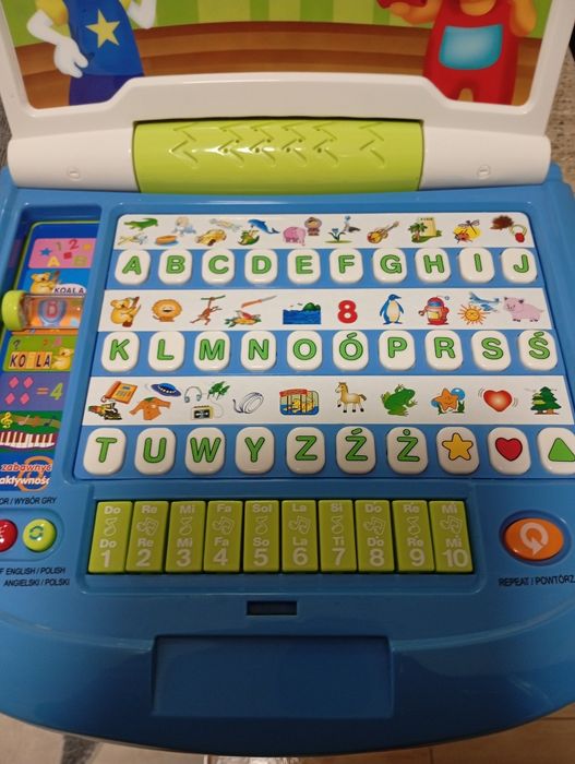 Laptop edukacyjny interaktywny Smily Play polsko-angielski dla dzieci