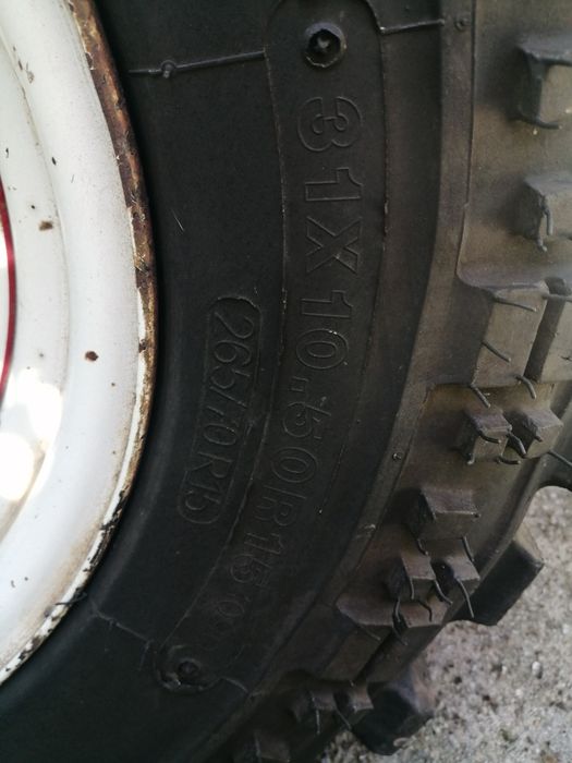 Pneus 31 10.5 15 nortenha