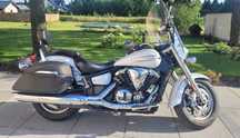 Yamaha Midnight Star Stan b. dobry, garażowany, po grunt przeglądzie, nowe opony akumulator