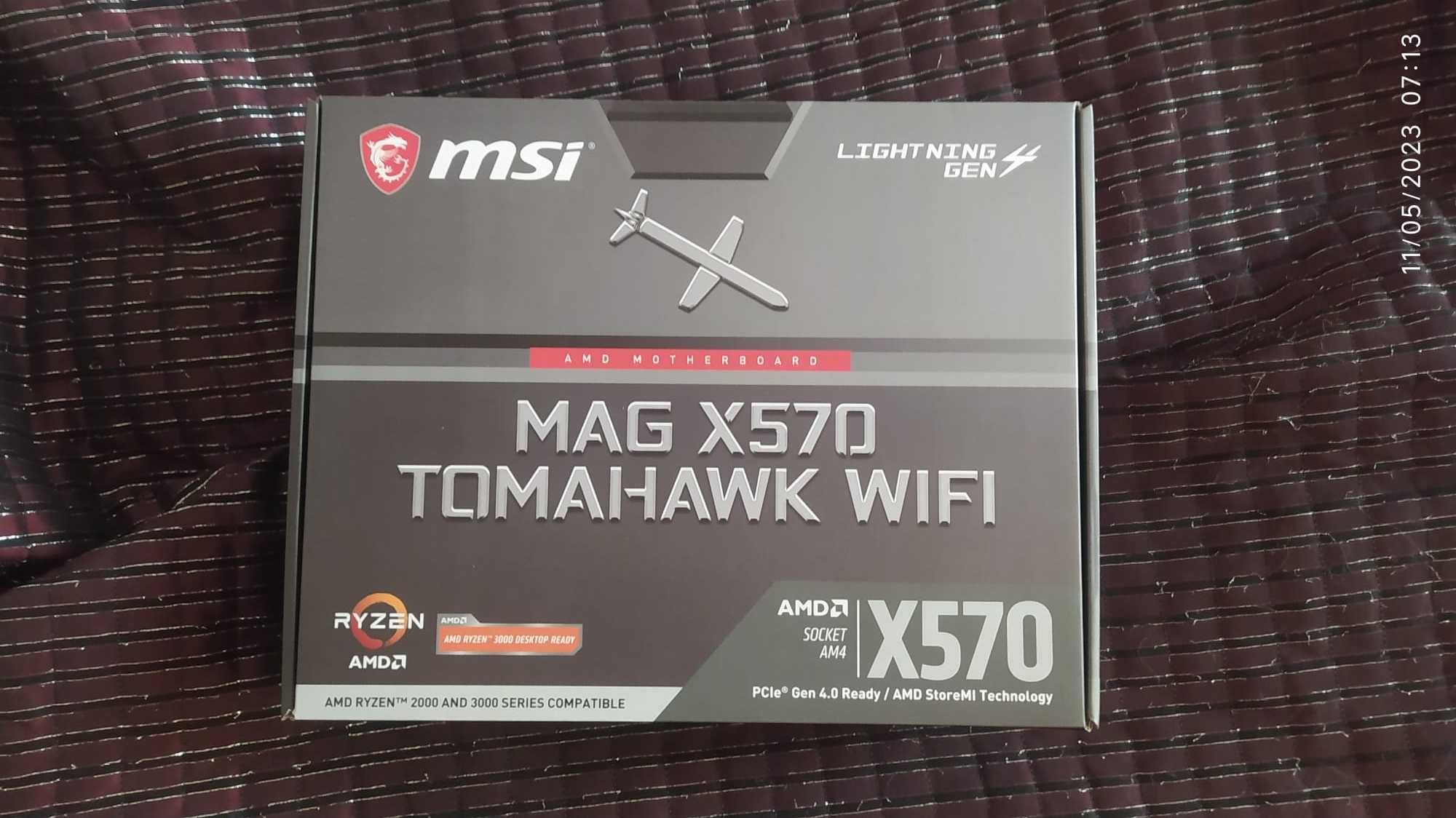 Motherboard MSI MAG X570 TOMAHAWK WIFI AMD Ryzen™ RGB Garantia/ Selada