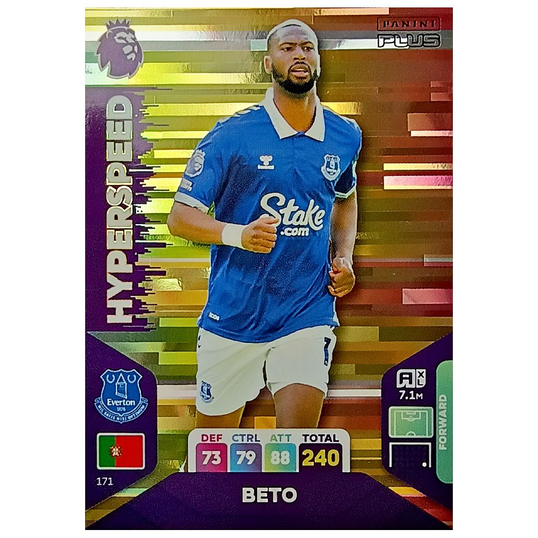 Karta Panini 171 Premier League 2024 Plus Beto Hyperspeed