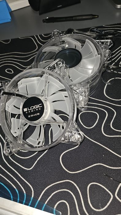 3 szt. Wentylatory argb logic nowe