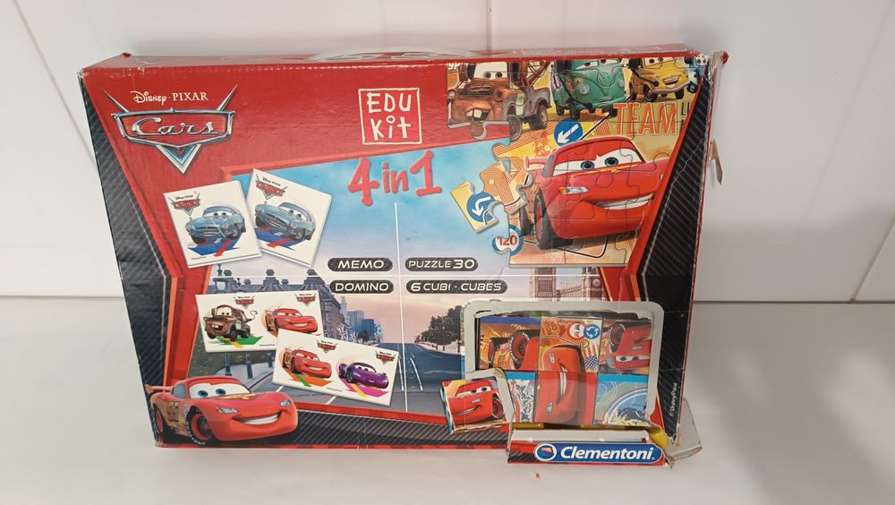4 em 1. Jogos de Cars Faísca. Disney.