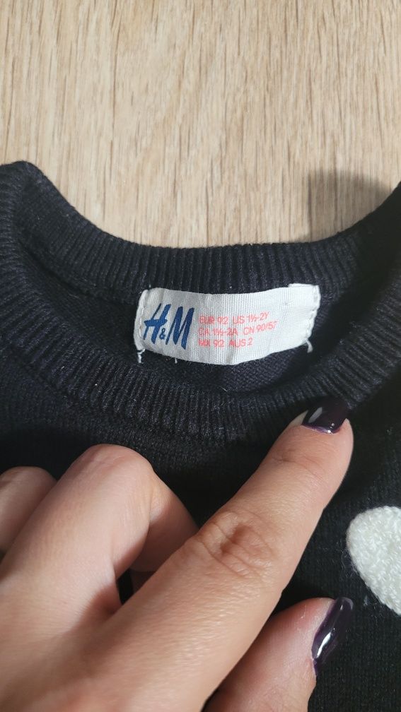 Zestaw H&M 92 sweterkowy