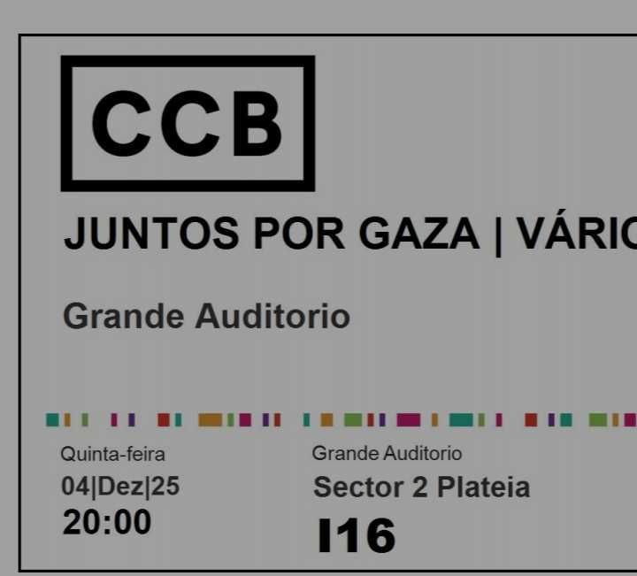 Concerto juntos por Gaza
