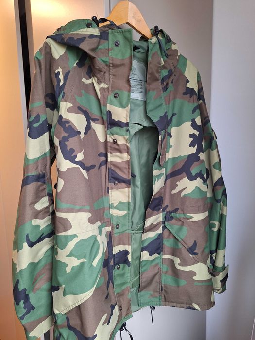 Kurtka parka us army woodland gore tex przeciwdeszczowa moro ecwcs