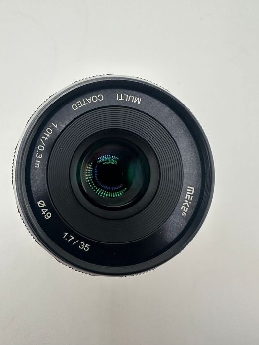Lente Fotografica objetiva manual Meike MK- 35mm f/1.7. Para Sony