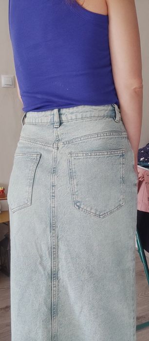 Spódnica jeansowa damska maxi 36 Sinsay