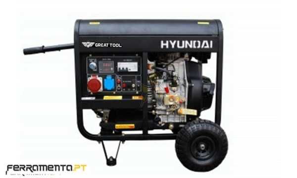 Gerador Gasolina Trifásico 7,5 kVA GT Power by Hyundai GTHY9000LEK-3R