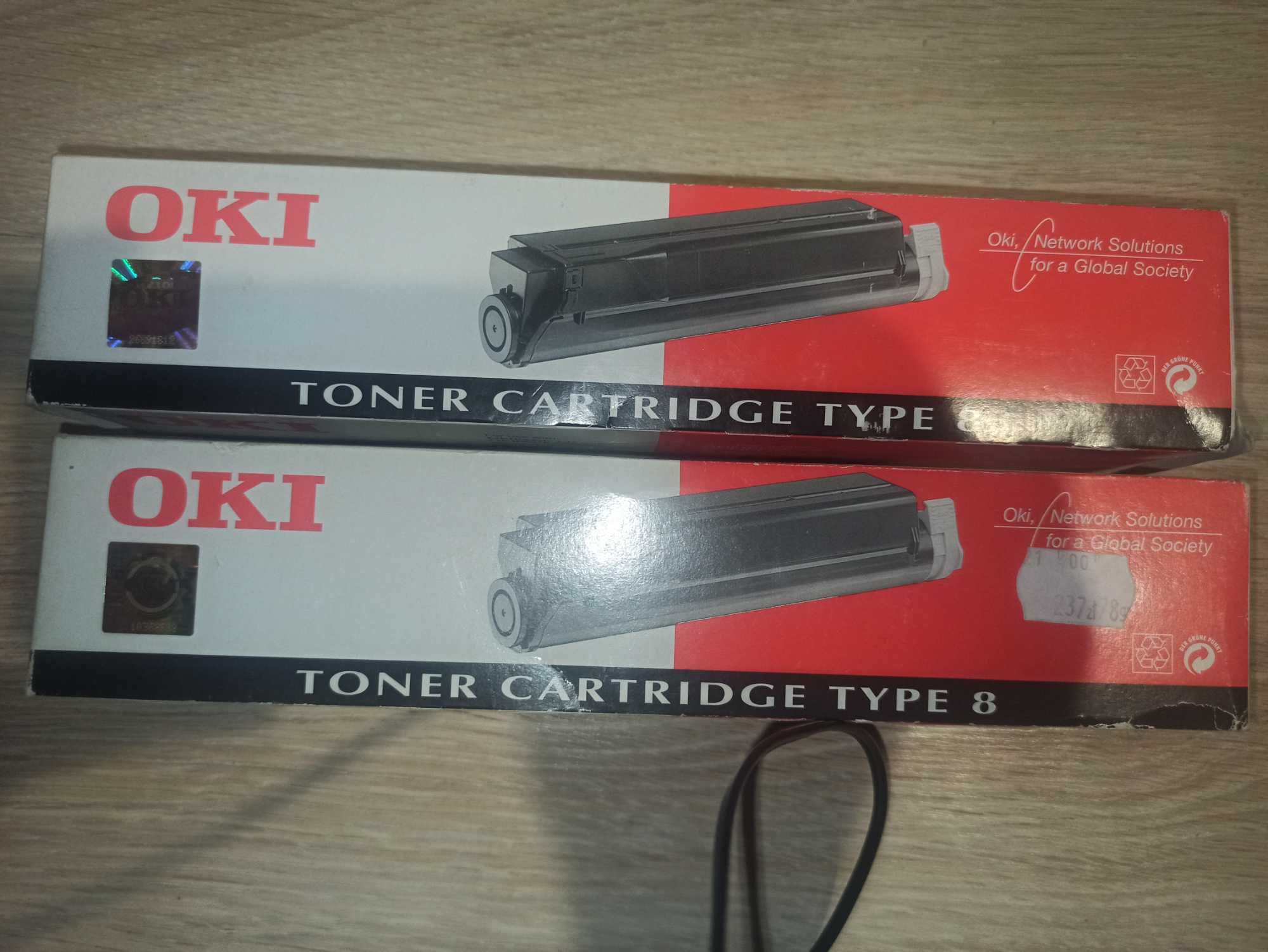 Toner OKI type 8 czarny 2 szt 14ex