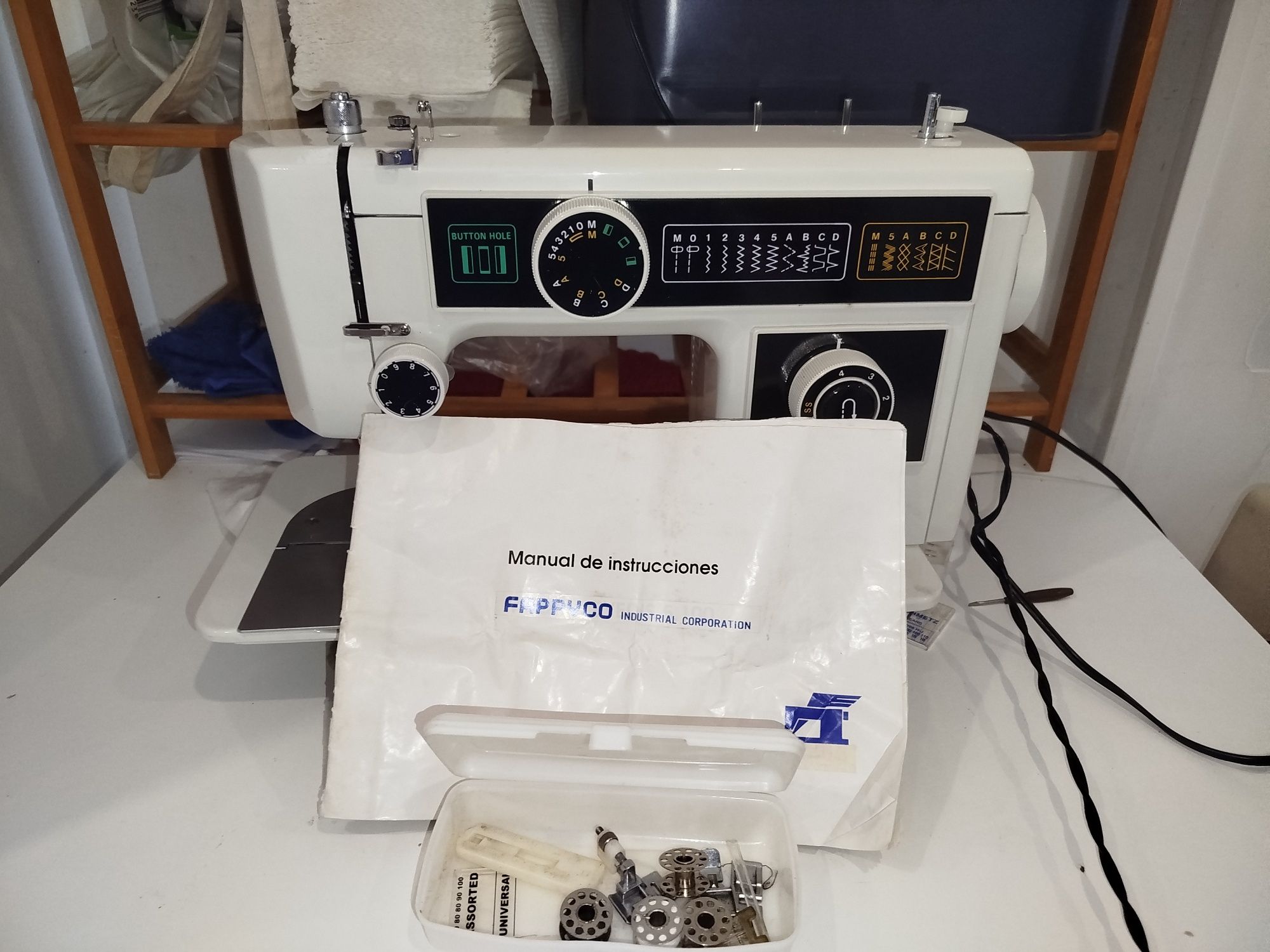 Máquina de costura fappyco