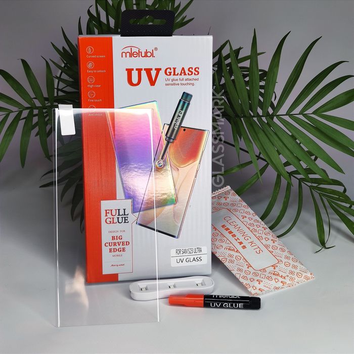 Захисне скло 3D UV Samsung S23 Ultra,защитное 3д стекло с23ультра