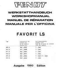 książka, instrukcja napraw do Fendt 600 do 615 LS
